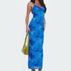 Blue maxi dress